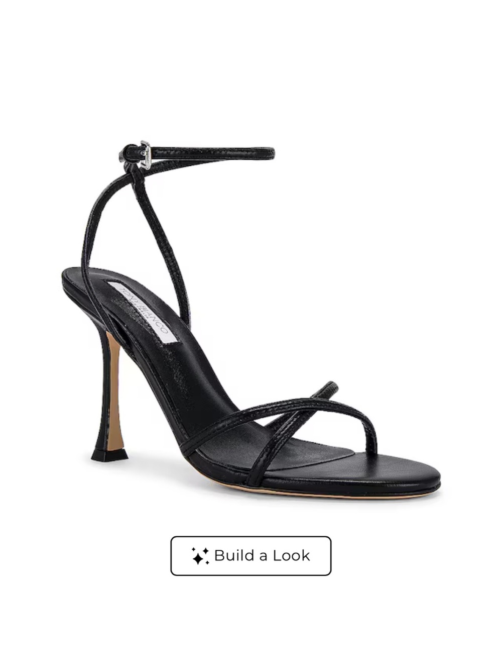 TONY BIANCO Laguna Sandal in Black size 5.5/ Black/ Excellent condition